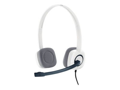 Logitech : CASQUE-MICRO H150 COCONUT STEREO- ANTI-PARASITE 2 X JACK