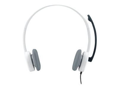 Logitech : CASQUE-MICRO H150 COCONUT STEREO- ANTI-PARASITE 2 X JACK