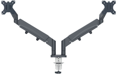 LEITZ Bras double pour écrans Ergo Dual, gris foncé