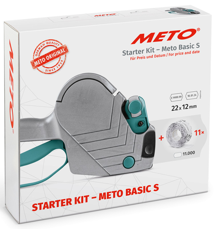 METO Étiqueteuse de prix Basic S 822, kit de démarrage