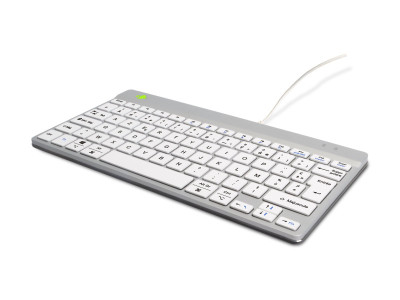 R-Go Tools : R-GO COMPACT BREAK ERGONOMIC KEYBOARD QWERTY (FR) avec WHITE