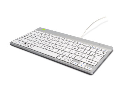 R-Go Tools : R-GO COMPACT BREAK ERGONOMIC KEYBOARD QWERTY (FR) avec WHITE