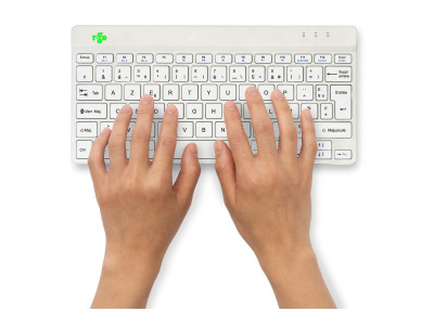 R-Go Tools : R-GO COMPACT BREAK ERGONOMIC KEYBOARD AZERTY (FR) BLUETOOTH W