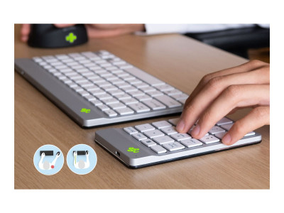 R-Go Tools : R-GO TOOLS NUMPAD BREAK WHITE BLUETOOTH NUMERIC KEYBOARD
