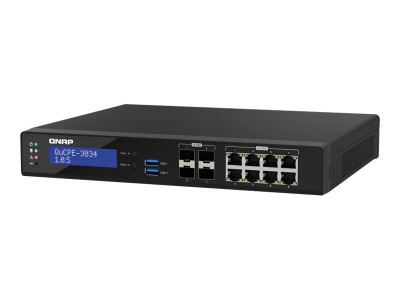 Qnap : QUCPE-3034-C3758R-16G: INTEL ATOM C3758R 8 X 2.5GBE RJ45 PORT