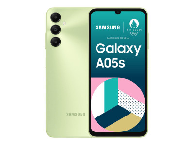 Samsung : SAMSUNG GALAXY A05S 64GB LIGHT GREEN 6.5IN ANDROID 13 USB TYPE- (andrd)