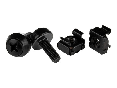 Startech : 10-32 RACK SCREWS et NUTS - 50 pack - BLACK