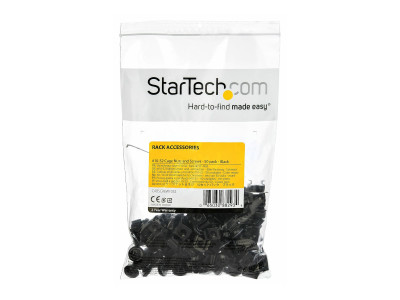 Startech : 10-32 RACK SCREWS et NUTS - 50 pack - BLACK