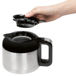 CLATRONIC Machine à café thermos KA 3805, argent / noir