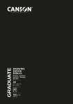 CANSON Carnet de croquis GRADUATE DRAWING, 140 x 148 mm