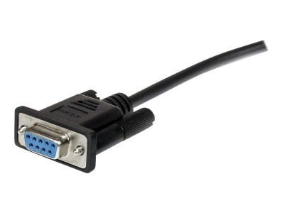 Startech : CABLE SERIE RS232 en LIAISON DIRECTE 1M - DB9 M pour NOIR