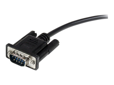 Startech : CABLE SERIE RS232 en LIAISON DIRECTE 1M - DB9 M pour NOIR