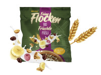 HELLMA Muesli aux fruits bio, en sachet portion de 45 g