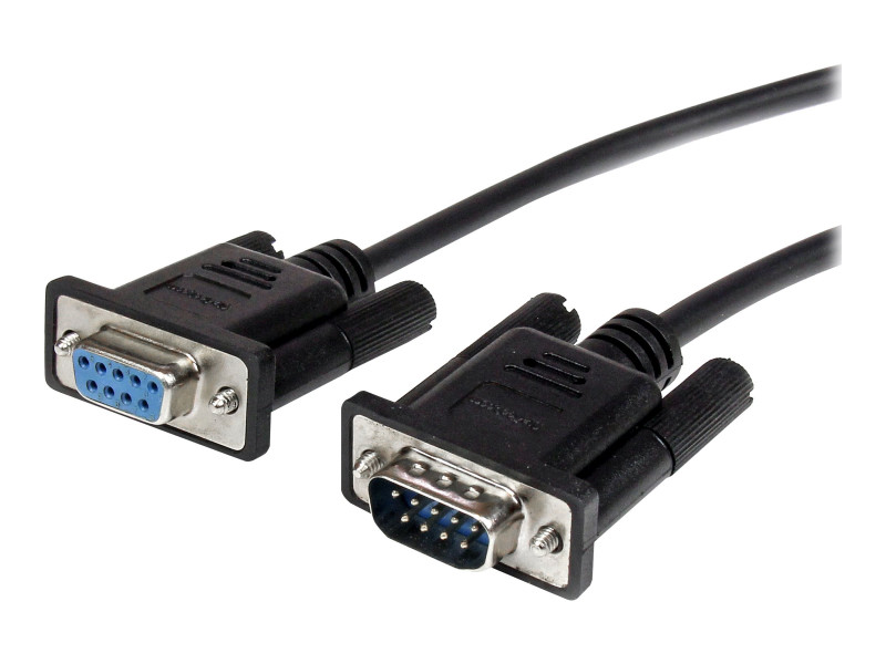 Startech : CABLE SERIE RS232 en LIAISON DIRECTE 0.5M DB9 M pour NOIR