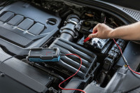 Chargeur de batterie auto ANSMANN BC, 6-12 V/2 A, noir/bleu