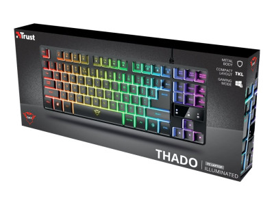 Trust : THADO TKL ILLUMINATED GAMING KEYBOARD GXT833 BQ 2