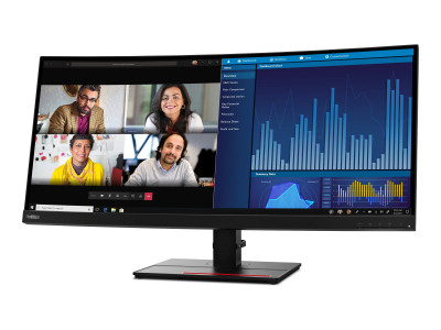 Lenovo : P34W-20 34.0 4K UHD IPS 21:9 C 300CD/M L/T/S ENET USB-C WLED 34