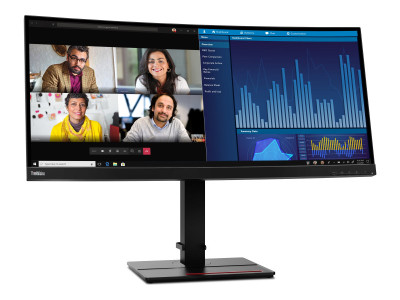 Lenovo : P34W-20 34.0 4K UHD IPS 21:9 C 300CD/M L/T/S ENET USB-C WLED 34