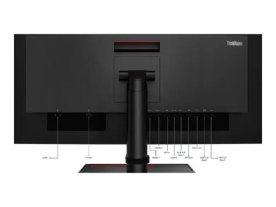 Lenovo : P34W-20 34.0 4K UHD IPS 21:9 C 300CD/M L/T/S ENET USB-C WLED 34
