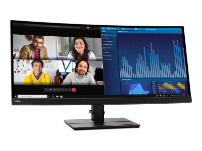 Lenovo : P34W-20 34.0 4K UHD IPS 21:9 C 300CD/M L/T/S ENET USB-C WLED 34