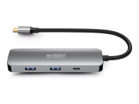 Urban Factory : HUB 4 1: USB-C HUB avec 2 USB-A / 1 HDMI 4K et 1 USB-C 10