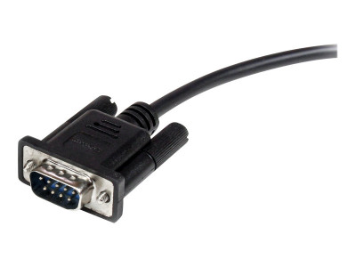 Startech : CABLE SERIE RS232 en LIAISON DIRECTE 3M - DB9 M NOIR