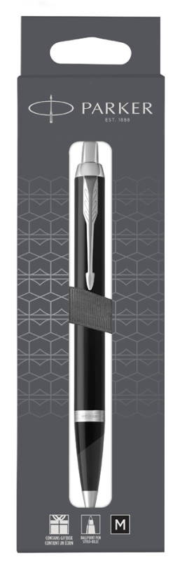 PARKER Stylo à bille rétractable IM Noir mat C.T.