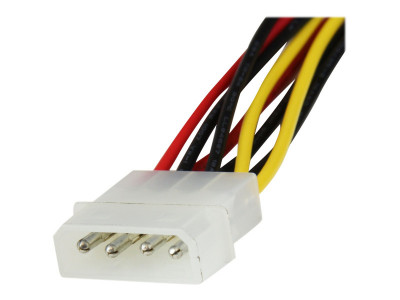 Startech : CABLE ALIMENTATION REPARTITEUR Y LP4 VERS 2SATA VERROUI. 30CM