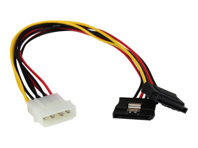 Startech : CABLE ALIMENTATION REPARTITEUR Y LP4 VERS 2SATA VERROUI. 30CM