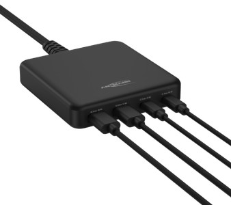 ANSMANN USB-Ladegerät Desktop Charger DC465PD, schwarz