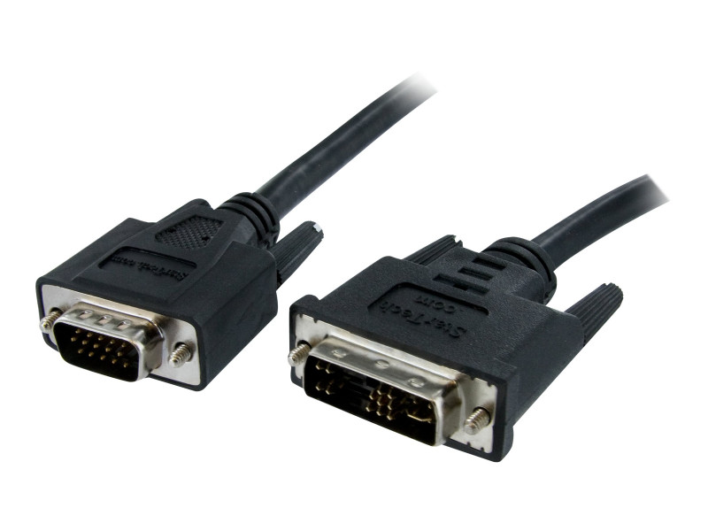 Convertisseur adaptateur DVI-D vers VGA sur câble de 15 cm