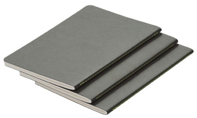 LAMY Notizheft Booklet B5, DIN A5, grey, 3er Set
