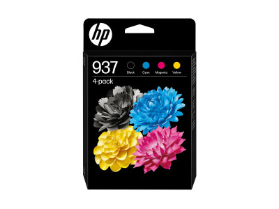 HP : 937 CMYK 4-pack cartouche d'encre