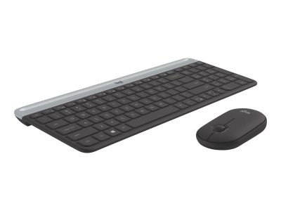 Logitech : MK470 SLIM COMBO - GRAPHITE HRV-SLV - 2.4GHZ - N/A INTNL-973