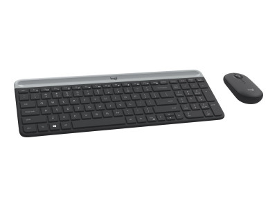 Logitech : MK470 SLIM COMBO - GRAPHITE HRV-SLV - 2.4GHZ - N/A INTNL-973