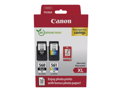 Canon : CRG PG-560XL/CL-561XL Photo VALUE