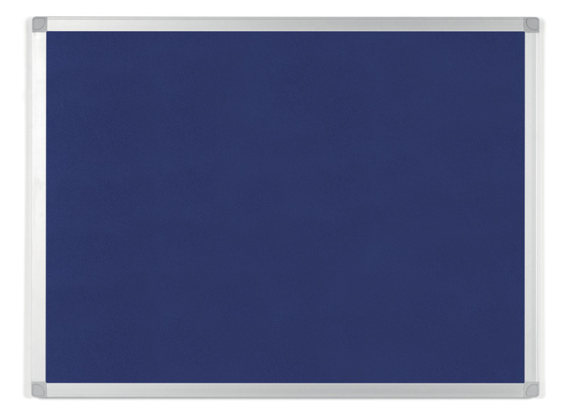 Restposten: Bi-Office Filztafel AYDA, 900 x 600 mm, blau