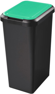 CEP Poubelle de tri sélectif Touch & Lift, 45 litres, vert