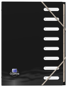 Organiseur Oxford « Océanis », A4, 8 onglets, PP recyclé