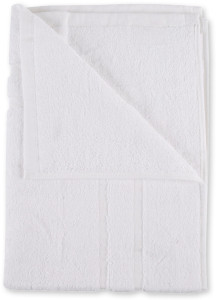 HYGOSTAR Tapis de bain, 500 x 700 mm, en coton, blanc
