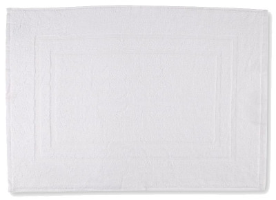 HYGOSTAR Tapis de bain, 500 x 700 mm, en coton, blanc