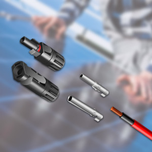 LogiLink Solar-Steckerset, MC4, für 2,5/4/6 qmm Solarkabel