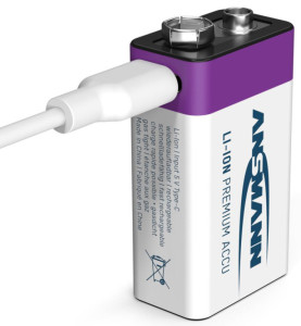 ANSMANN Li-Ion Akku E-Block mit USB-C Kupplung