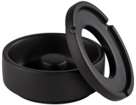 Cendrier coupe-vent APS ELEMENT, noir