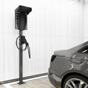 LogiLink Wandhalterung mit Kabelablage für E-Auto-Ladekabel