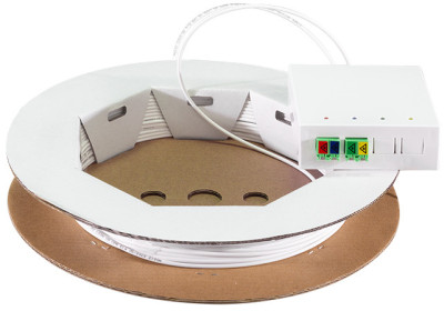 LogiLink Boîte d'épissure FTTH, câble de pose 60 m, blanc