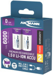 ANSMANN Piles Li-Ion mono D avec prise USB-C femelle ANSMANN Piles Li-Ion mono D avec prise USB-C femelle