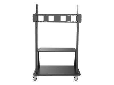 Eaton MGE : HEAVY-DUTY ROLLING TV CART 60-105 DISPLAYS LOCK CASTERS BLK