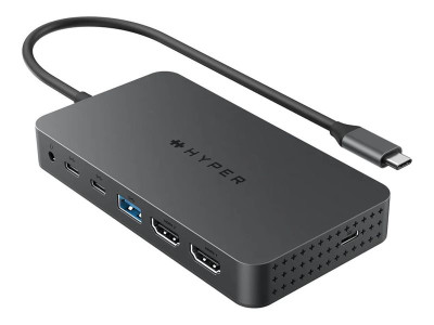 Targus : HYPERDRIVE UNIVERSAL USB-C 7-IN1 DUAL HDMI MOBILE DOCK