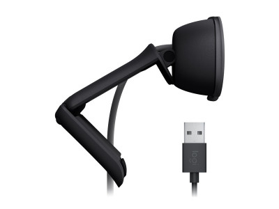 Logitech : WEBCAM Brio 100 FHD WEBCAM GRAPHITE USB EMEA28-935